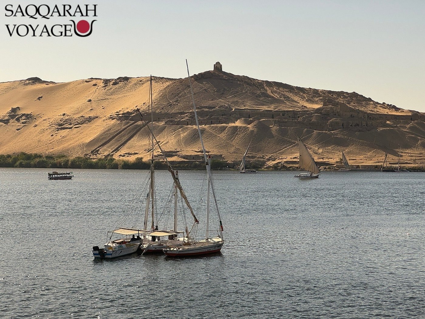 Croisière au coucher du soleil en felouque sur le Nil