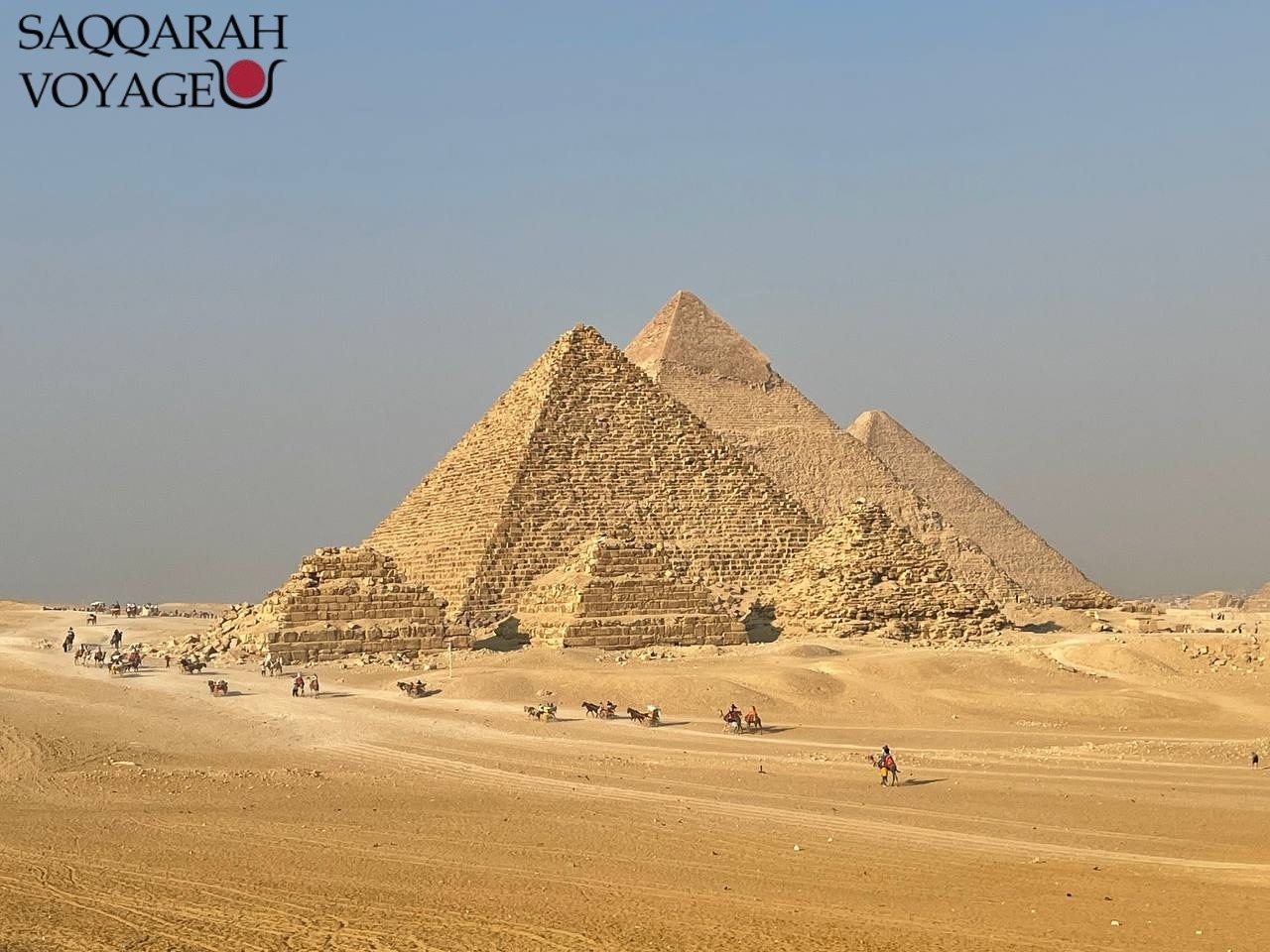 Découverte des Pyramides de Gizeh : Khéops, Khéphren et Mykérinos