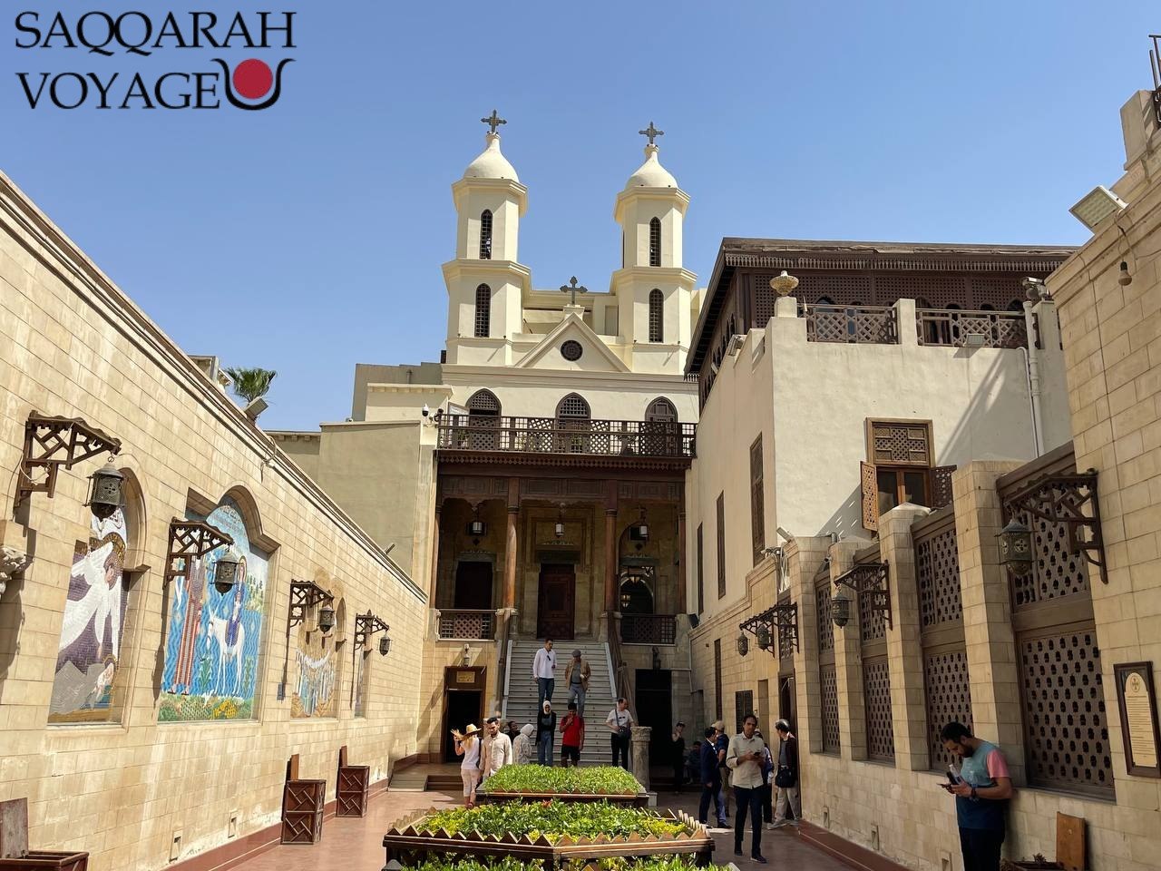 Visite du quartier copte : église suspendue et église Saint-Serge