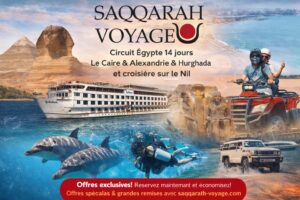 Circuit Égypte 14 jours Le Caire & Alexandrie & Hurghada et croisière sur le Nil