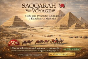 Visite aux pyramides de Saqqarah et Dahchour et Memphis