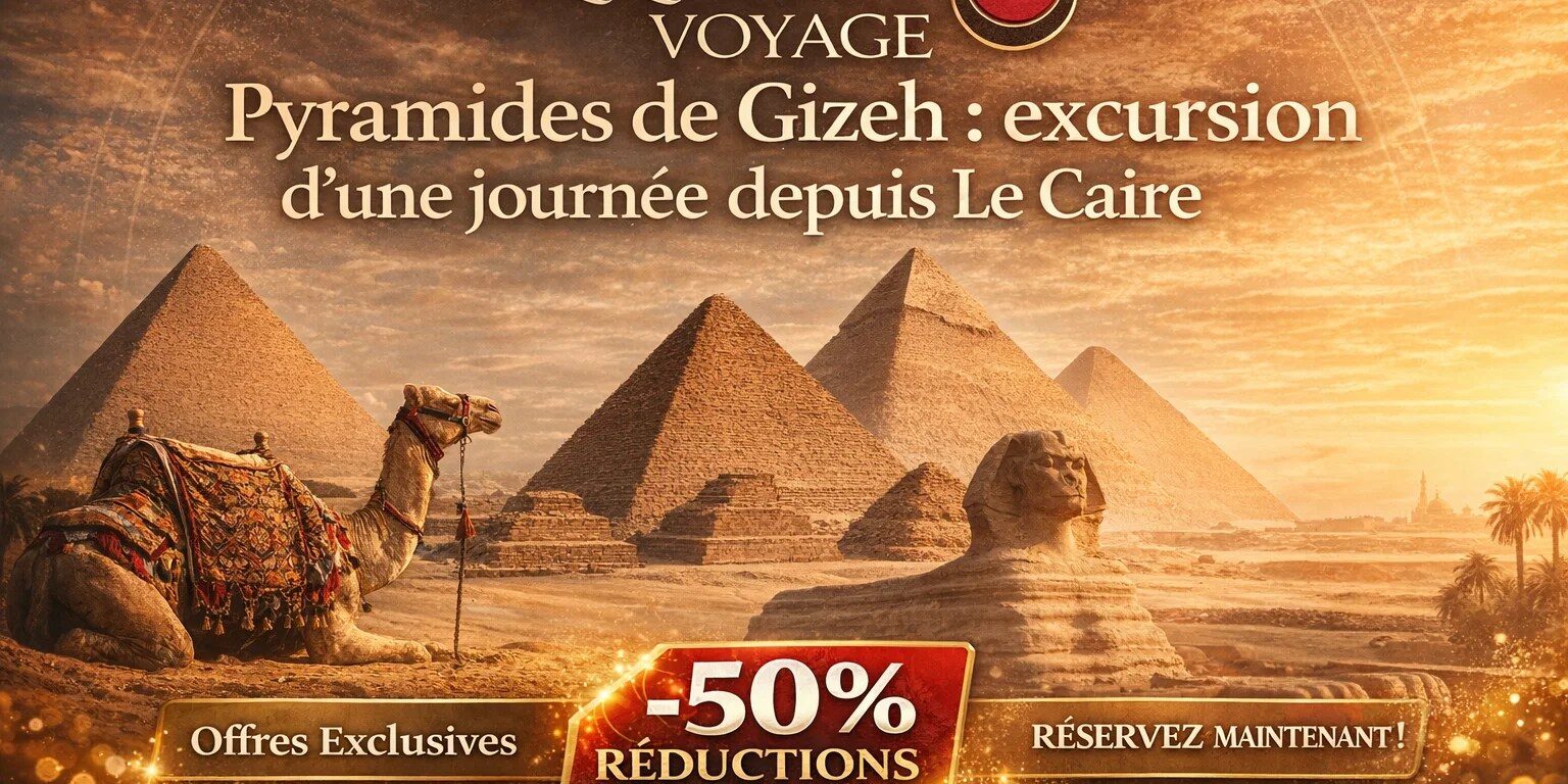Pyramides de Gizeh : excursion d’une journée depuis Le Caire